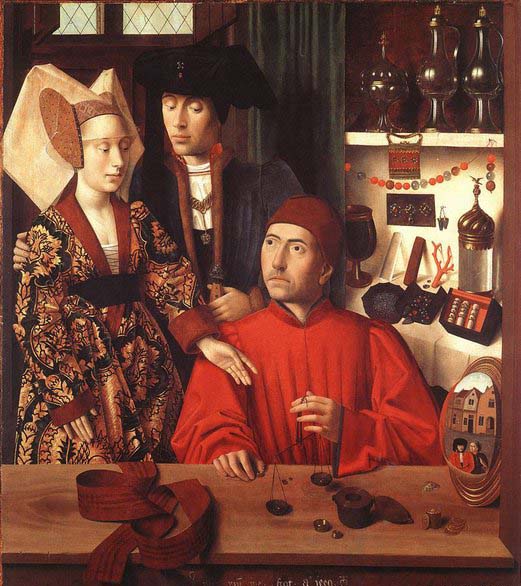 St Eligius in His Workshop